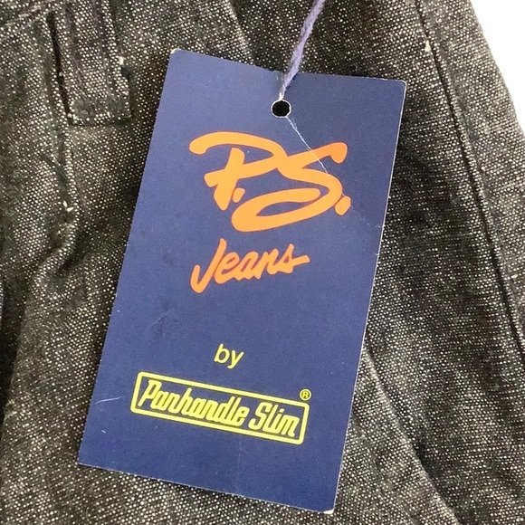 Vintage Panhandle Slim rib cage roll down high waist flat front jeans SZ 5/6 NWT - Picture 7 of 16